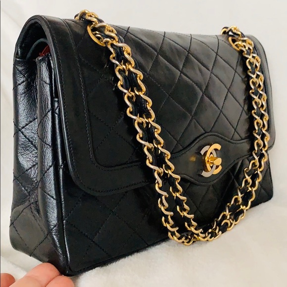 Auth CHANEL 2.55 Paris Limited Jumbo Flap bag - Picture 2 of 8